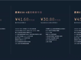 ES8预售价41.68万 这已经不是我认识的蔚来了 !