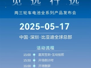 亲自下场！比亚迪将发布两轮/三轮电动车电池：替代铅酸电池 寿命续航里程或大增 ！