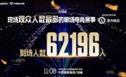 《王者荣耀》鸟巢单场电竞赛事到场62196人 获吉尼斯世界纪录 !