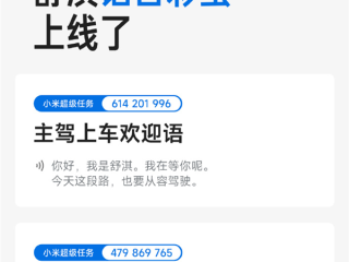 小米新一代SU7双代言人苏炳添/舒淇语音彩蛋上线 覆盖欢迎语、超速提示等场景 ！