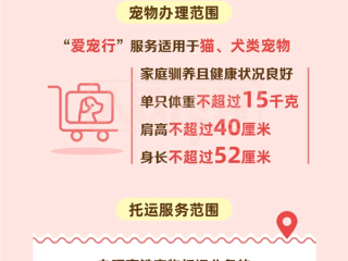高铁宠物托运“爱宠行”服务今日正式推出 宠物箱科技量拉满 ！