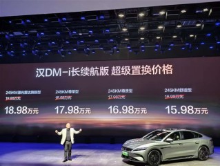 续航升级、怀挡冰箱上车！比亚迪汉长续航版上市：15.98万起 !