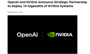 拟向OpenAI投资1000亿美元！英伟达大涨近4% 总市值逼近4.5万亿美元 !