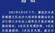 四川6名消防人员训练时落水 2人失踪: 目前仍在搜救中 !