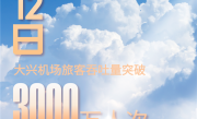 提前60天：北京大兴机场今年旅客吞吐量突破3000万人次 ！
