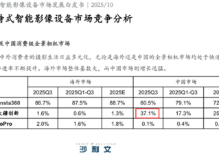大疆杀疯了：今年首次推出全景相机 抢下国内37%份额 !