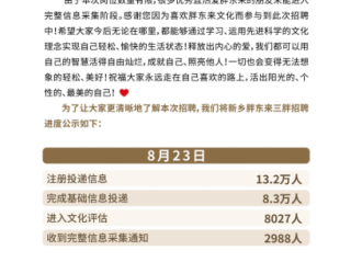 保安保洁要本科学历 胖东来深夜公示新店招聘进度：8.3万人简历成功投递 !