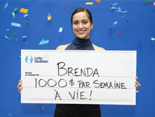 加拿大20岁女孩中大奖后选择每周领钱：每次1000块 能领到终身 ！
