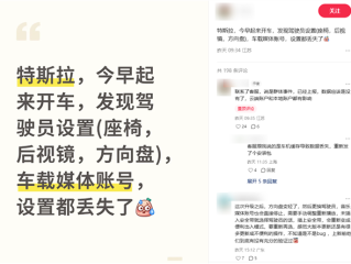 我的车突然不是我的车了!特斯拉车主反映账号设置离奇丢失 !