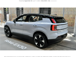 沃尔沃在全球多国召回电动车：搭载的欣旺达电池存设计缺陷 !