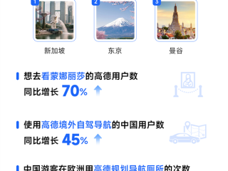 中国游客去欧洲旅游新刚需：用高德导航找“厕所”次数同比增长220% ！