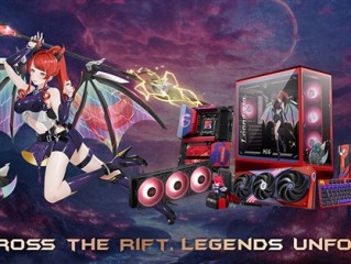 微星推出MLG魔龙姬二次元全家桶！板卡机电散键鼠一应俱全 !