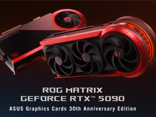限量1000块！华硕ROG Matrix RTX 5090三十周年显卡发布：最高800W !