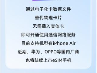 手机无卡时代来了！中国电信：华为、OPPO等将陆续上市eSIM手机 !