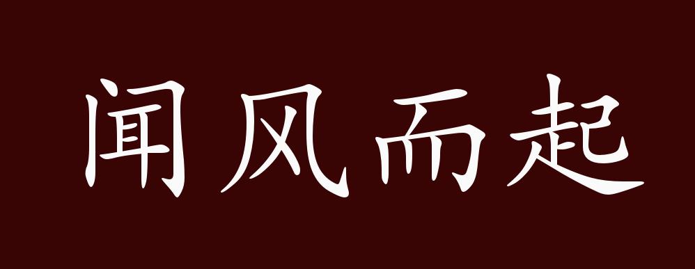 闻风而起打一准确最佳生肖,精选释义解析解释